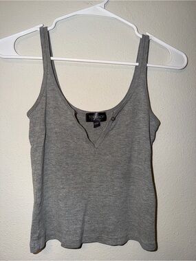 Topshop Gray Tank Top